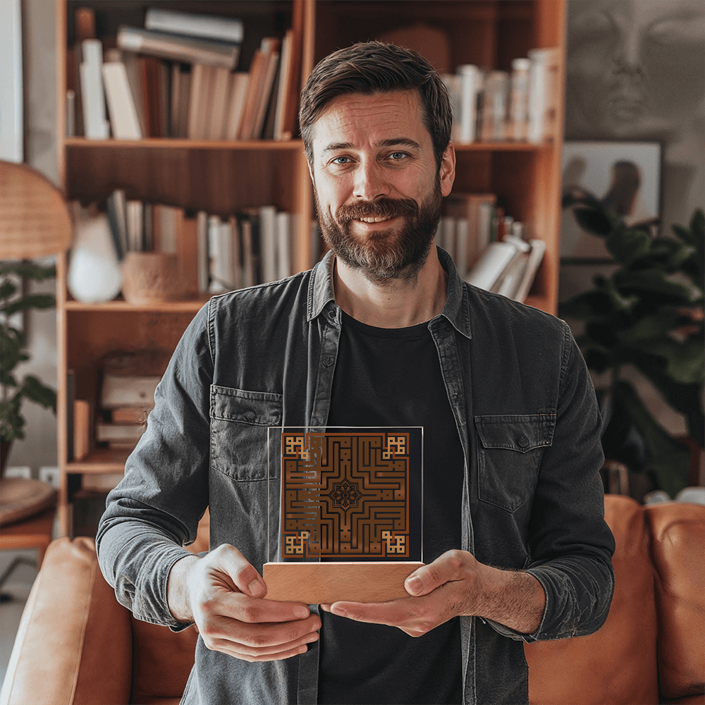 "Chahada" Plaque LED en Acrylic